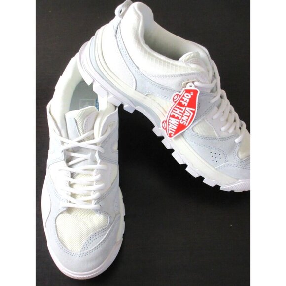 Vans Mens AMZN Trailhead Blanc De Blanc Marshmallow Suede Mesh Shoes Size 11 NIB - Picture 4 of 5